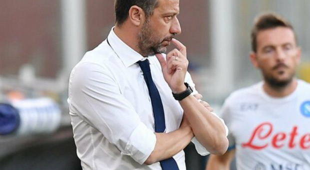 Sampdoria, la difesa di D'Aversa: «Ko troppo pesante nei numeri»