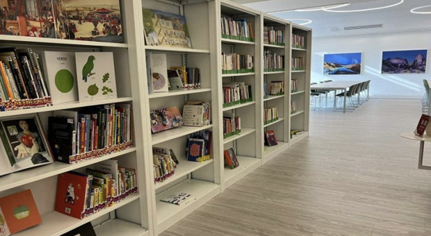 la nuova biblioteca in via Flaminia