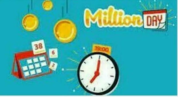 Million Day, estrazione dei numeri vincenti di oggi domenica 3 ottobre 2021