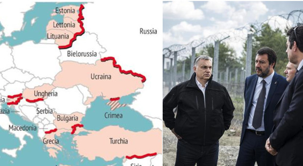 L'Ungheria del sovranista Orban guida i 12 Paesi (in maggior parte dell'Europa dell'Est) che vogliono costruire altri muri