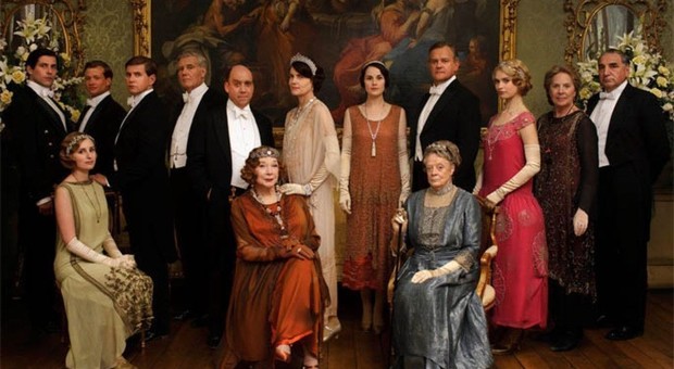 Il cast della fiction Downton Abbey
