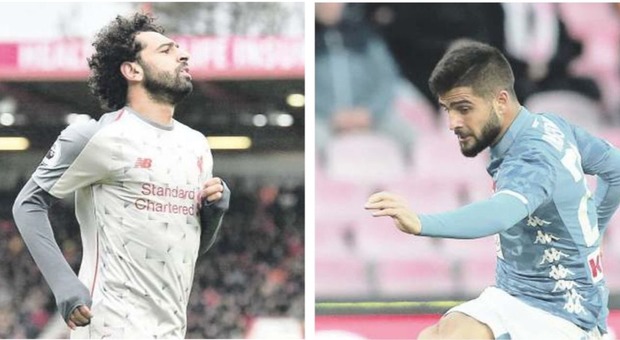 Liverpool-Napoli è Salah-Insigne: ad Anfield la notte delle stelle