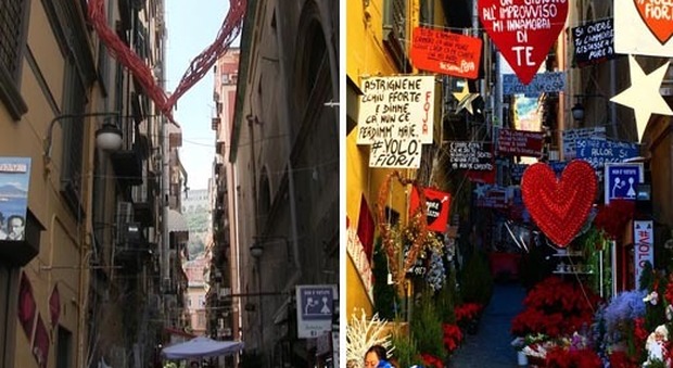 Napoli, spogliato il vicolo dell'amore «Troppi turisti maleducati»