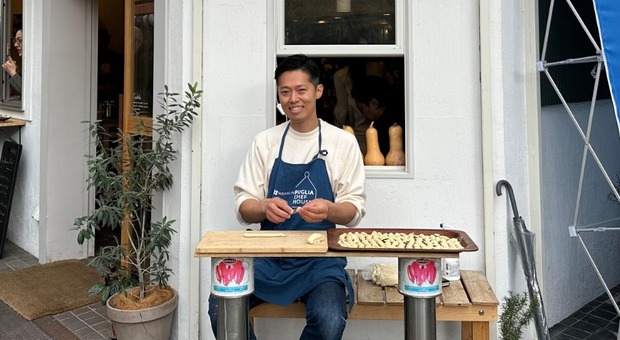 Dalla Puglia al Giappone per fare le orecchiette in strada come a Bari vecchia: l'idea dello chef Naoyuki Arai