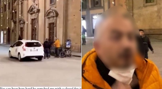 Firenze, il tassista si difende e prepara una querela: «Ho sbagliato a reagire ma sono stato aggredito»