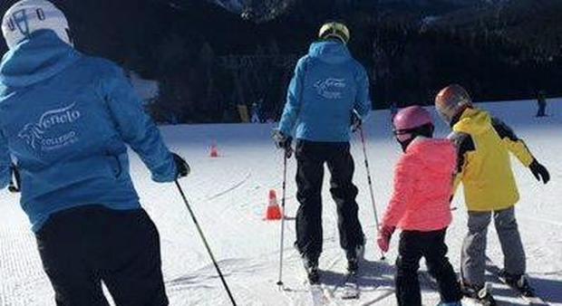 I ragazzi di montagna non sanno più sciare: 300 spediti al corso