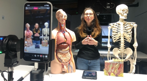 Lezioni online di "Live anatomy", foto dal sito del Musme