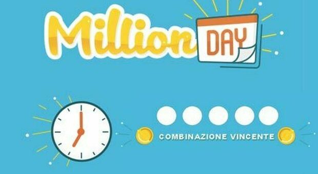 Estrazione Million Day di oggi giovedì 11 marzo 2021, in diretta i cinque numeri vincenti.