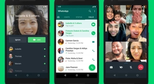 WhatsaApp lancia l'innovazione: si potrà entrare nelle chiamate già avviate
