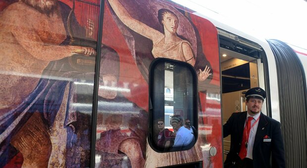 Il treno Roma-Pompei