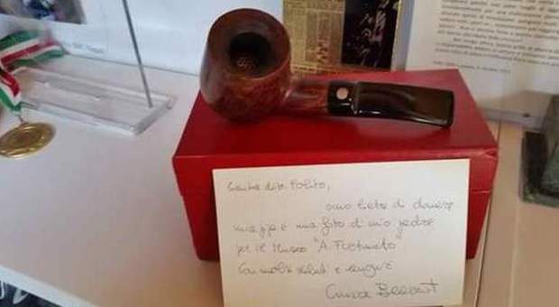 La pipa di Bearzot in omaggio al museo del calcio dedicato a Fortunato: l'orgoglio di Castellabate