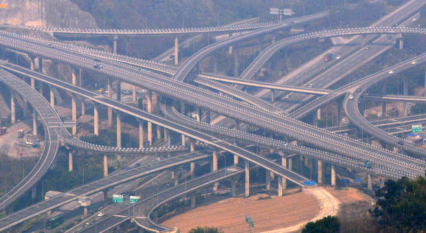 In Cina l'incrocio stradale più complicato del mondo