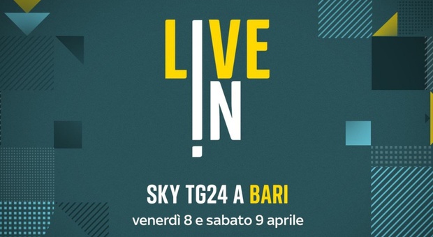 Sky tg24 live in Bari: ospiti e programma della due giorni pugliese