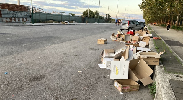 Napoli Est, rifiuti lasciati a terra dopo il mercatino: zero decoro a Ponticelli