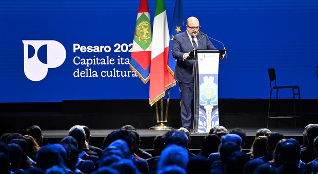 Il ministro Sangiuliano a Pesaro 2024: «Impresa e cultura i pilastri dell’Italia»