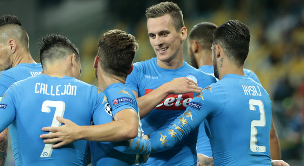 Napoli subito a segno in Champions una personalità da big d’Europa