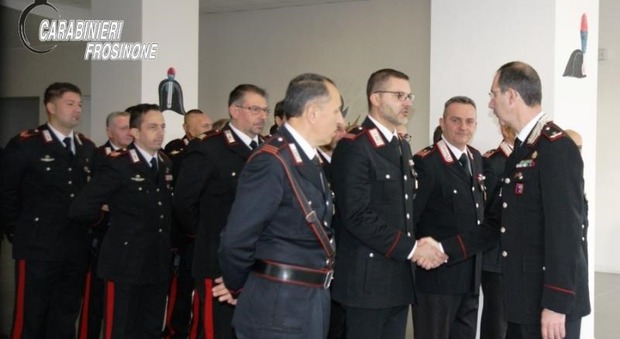 Anagni, il generale della Legione in visita alla Compagnia dei carabinieri