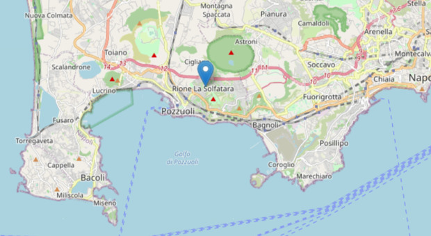 Terremoto Campi Flegrei, scossa 3.1 alla Solfatara di Pozzuoli: avvertita da Fuorigrotta a Bacoli
