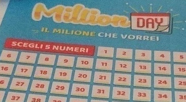 Million Day, i numeri vincenti di domenica 1 marzo 2020