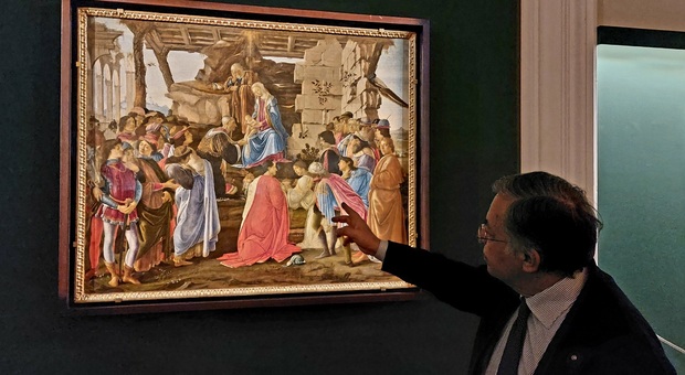 Il Direttore De Rosa con il Botticelli