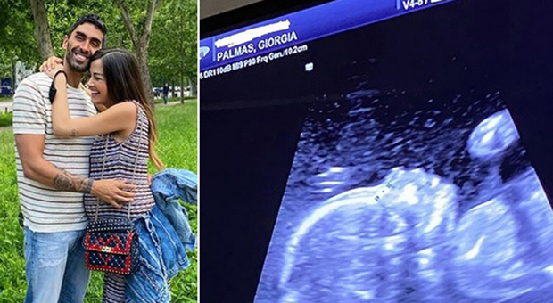 Giorgia Palmas incinta, in arrivo una bimba. E Filippo Magnini mostra l'ecografia sul social: «Principessina, già ti amo!»