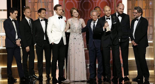 Giolden Globes, "La La Land" film dell'anno: vince tutto e batte ogni record