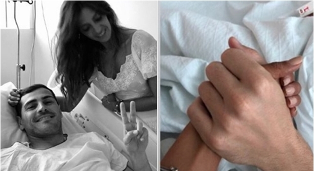 Il gesto d'amore di Sara Carbonero in ospedale da Casillas dopo l'infarto