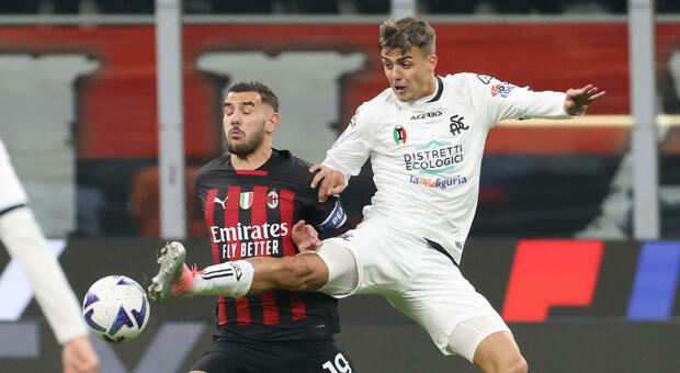 Milan-Spezia, Daniele Maldini segna alla squadra di papà Paolo in tribuna
