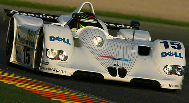 La BMW LMR V12 vincitrice della 24 Ore di Le Mans nel 1999, unico successo finora della casa bavarese