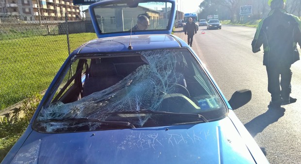 Porto Potenza, travolto da un'auto: 50enne soccorso dall'eliambulanza