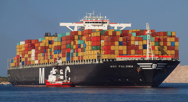 Arriva Msc Paloma, la più grande nave portacontainer da 14mila Teu