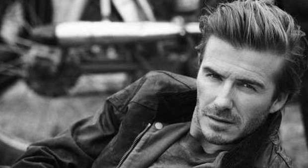 David Beckham motociclista sexy per Belstaff