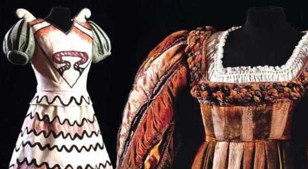Giorgio De Chirico (sinistra) e abito di Giulietta (destra) regia di Zeffirelli