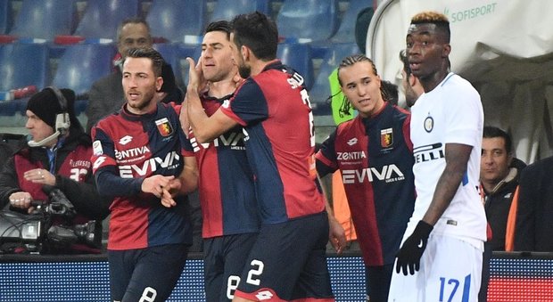 Genoa-Inter 2-0: festa rossoblù, i nerazzurri crollano di nuovo