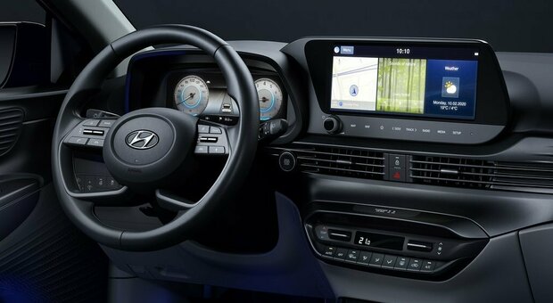Gli interni tecnologici della nuova Hyundai i20