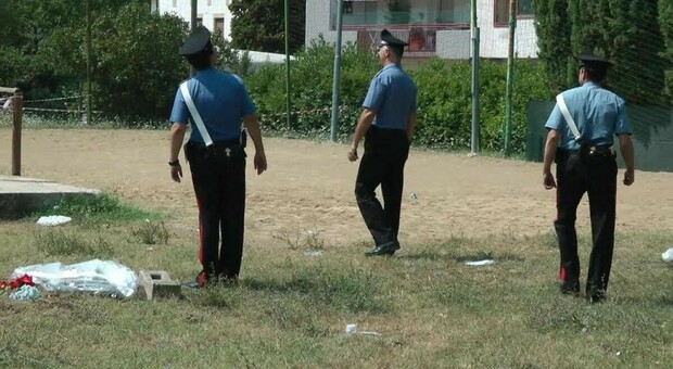 I carabinieri sul luogo della tragedia avvenuta a Bastia