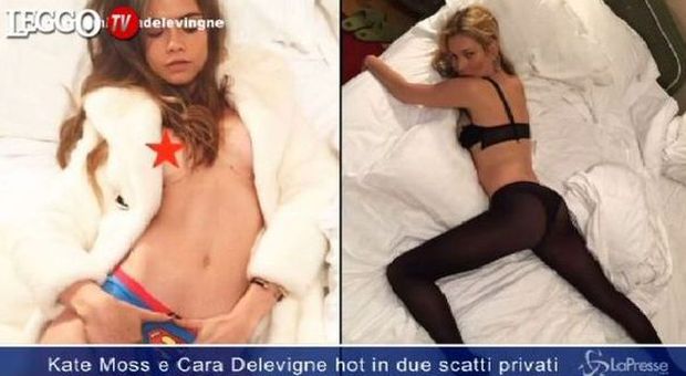 Kate Moss e Cara Delevigne hot: ecco le foto private