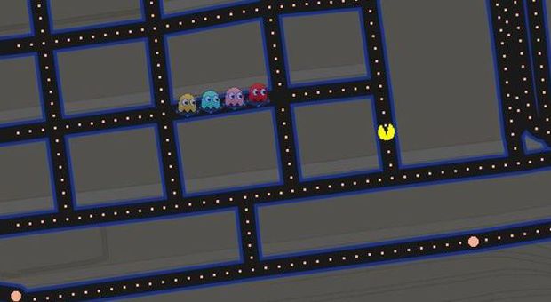 Pesce d'aprile: Pac-Man su Google Maps, un videogioco come scherzo agli utenti