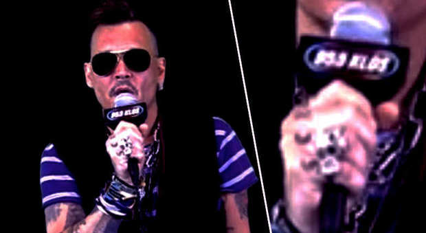 Johnny Depp modifica il tatuaggio col nome della ex moglie: che guaio