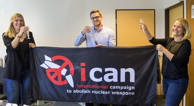 Attivisti dell'Ican in una foto d'archivio