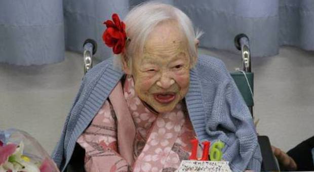 Morta la donna più vecchia del mondo: Misao Okawa aveva 117 anni