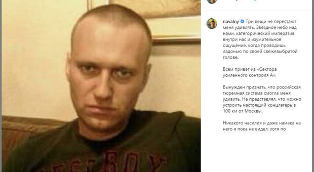 Alexey Navalny dal carcere in Russia: «Mi trovo in un campo di concentramento»