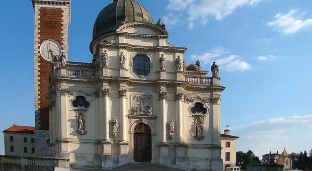 Il santuario della Madonna di Monte Berico a Vicenza (Ansa)