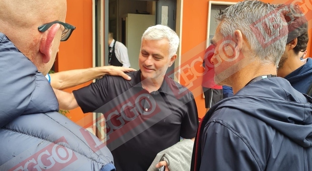 Mourinho al Foro Italico di Roma: aspettando la Fiorentina si rilassa al tennis tifando il connazionale Sousa