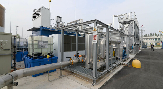 Un impianto per la produzione di biometano