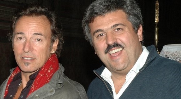 Il promoter Claudio Trotta con Bruce Springsteen