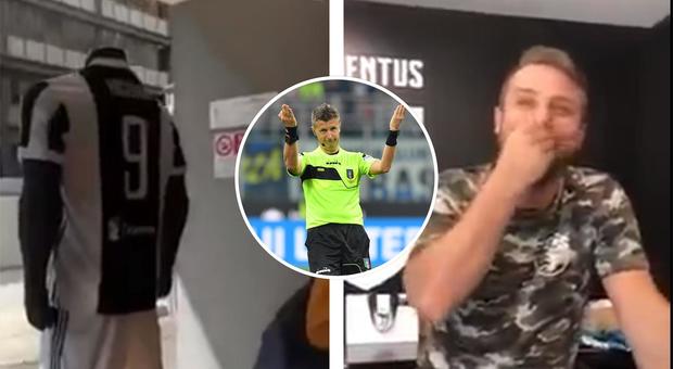 Il tifoso del Napoli chiede la maglietta di Orsato allo Juventus Store