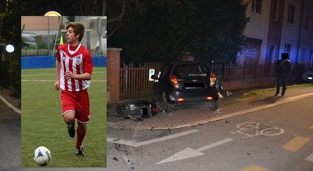 Matteo, 15 anni, una promessa del calcio muore in un incidente dopo una festa