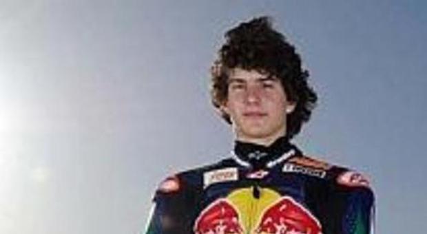 Lorenzo Baldassarri terzo in Moto 2 E' il primo podio della sua carriera