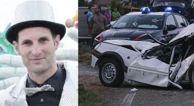 La Peugeot distrutta e Manuel Michelotto di 42, di Mestrino, una delle due vittime